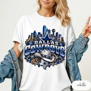 Dallas Cowboys Shirt, Football Champions S Tee, Dallas Multi Design Fan Gift